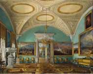 Hau Edward Petrovich Interiors of the Winter Palace. The Fifth Room of the War Gallery - Hermitage